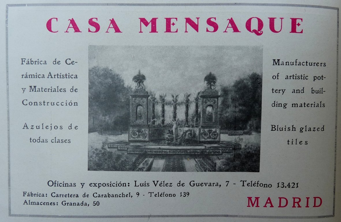 Mensaque, Casa (Madrid)