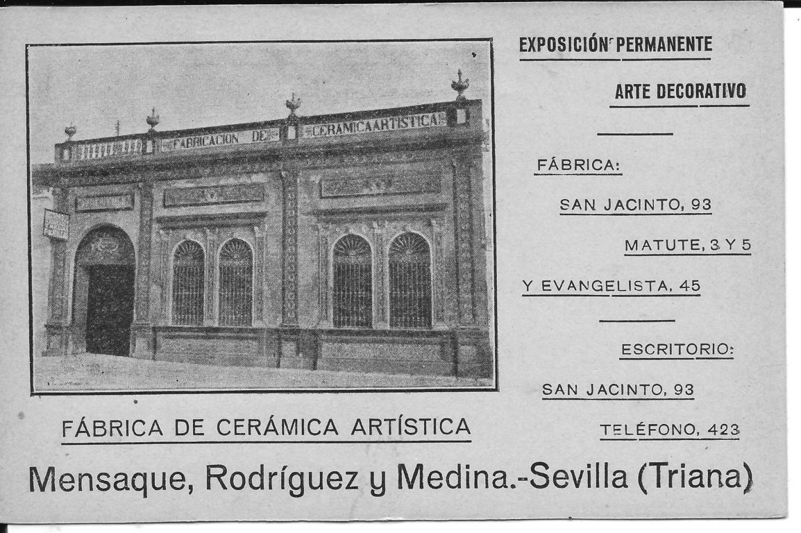 Mensaque Rodríguez y Medina. Fábrica