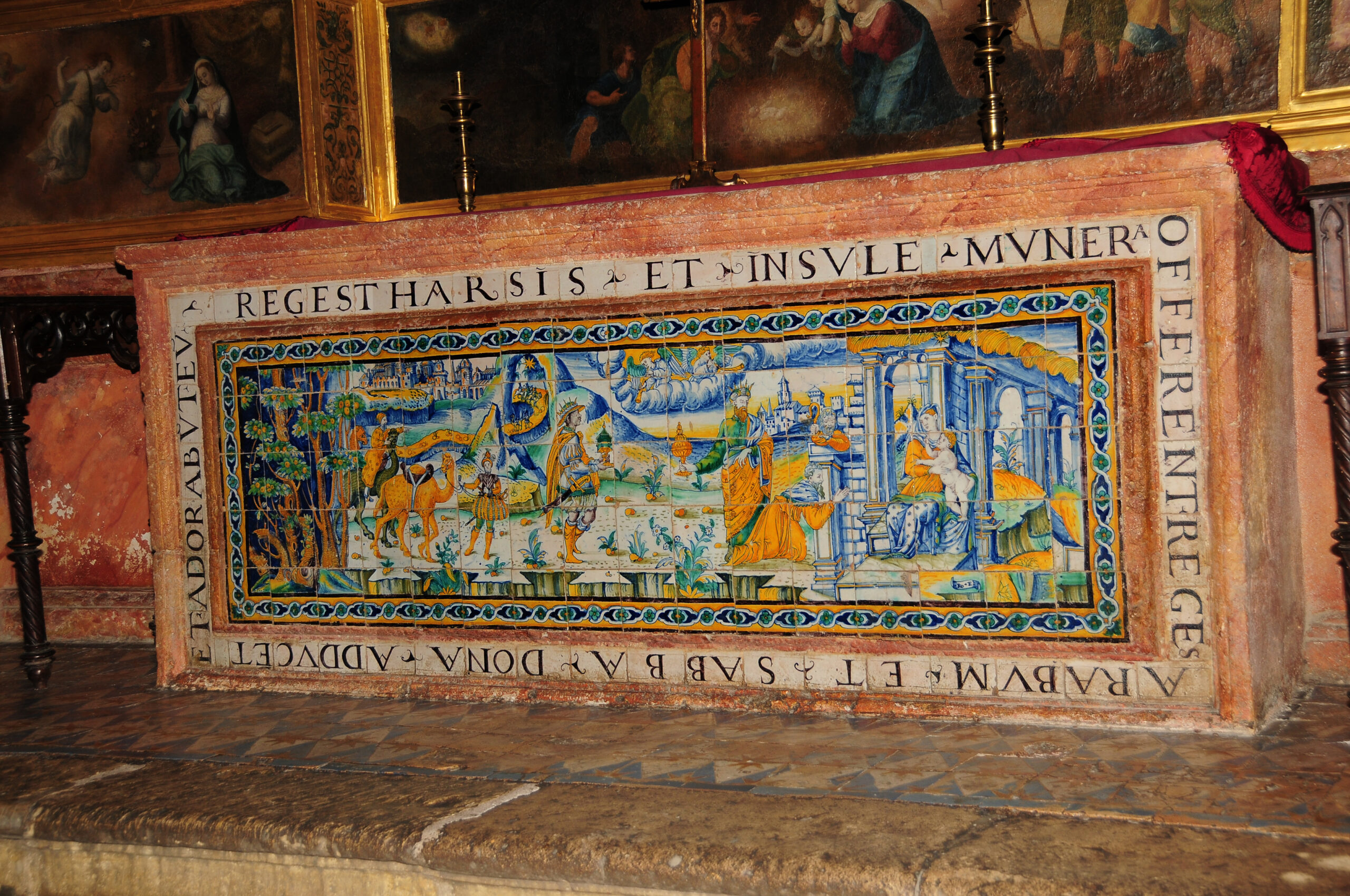 D00250. El frontal del altar de la Capilla de la Natividad de la Mezquita Catedral de Córdoba