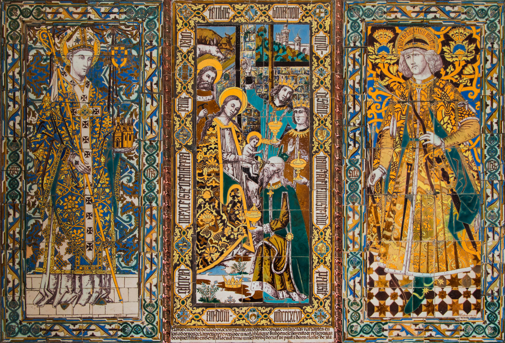 D00176. Año del Centenario de José Gestoso 1917-2017. Adoración de los Reyes Magos. Convento Padres Capuchinos-Sevilla