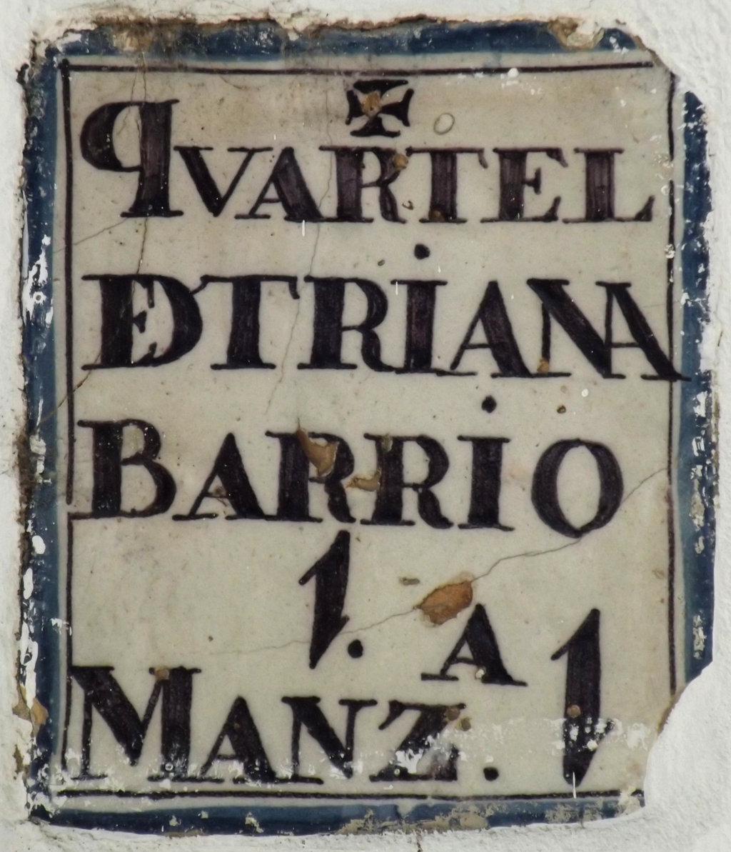 00406. Placa de Olavide. Cuartel-Barrio-Manzana. Fachada del antiguo convento de los Remedios en la Plaza de Cuba. Sevilla.