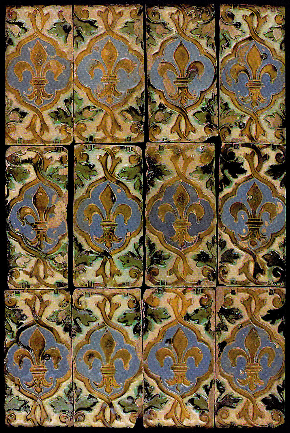 00443. Panel de azulejos por tabla para techo. Colección Carranza.