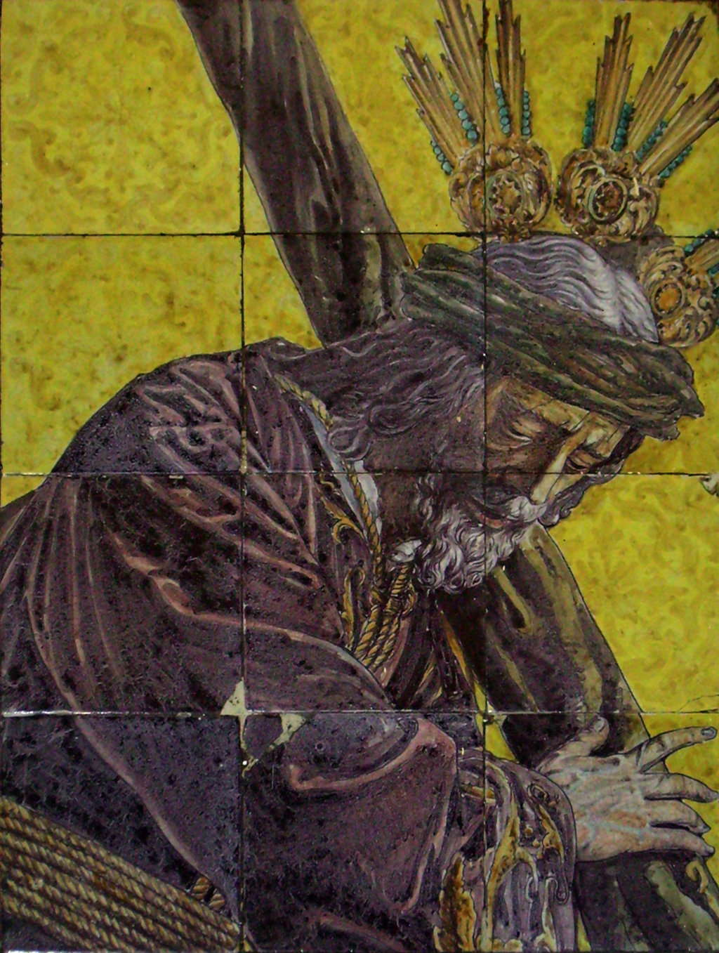 00495. Retablo cerámico. Jesús de la Pasión. Sevilla.