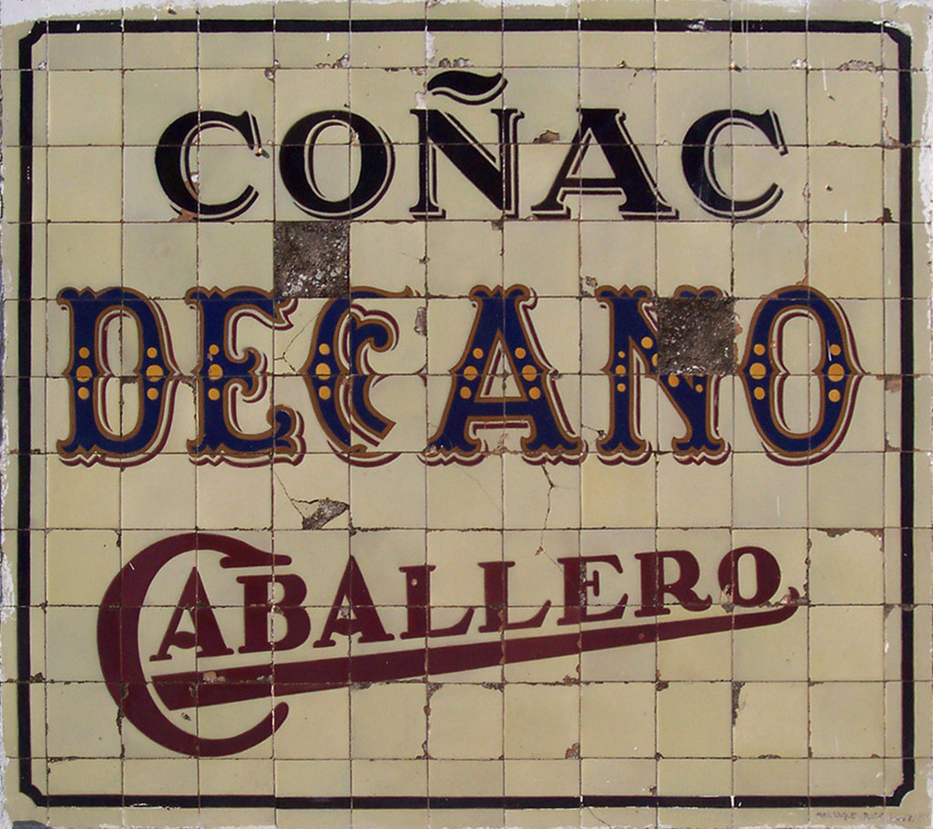 00765. Panel publicitario. Coñac Decano. Los Palacios y Villafranca. Sevilla. (Desaparecido)