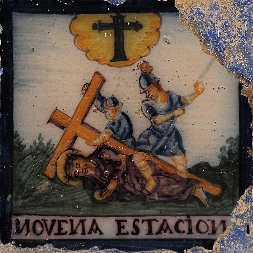 00848. Escena de Vía Crucis. Jesús Caído. Convento de Santa Rosalía. Sevilla.