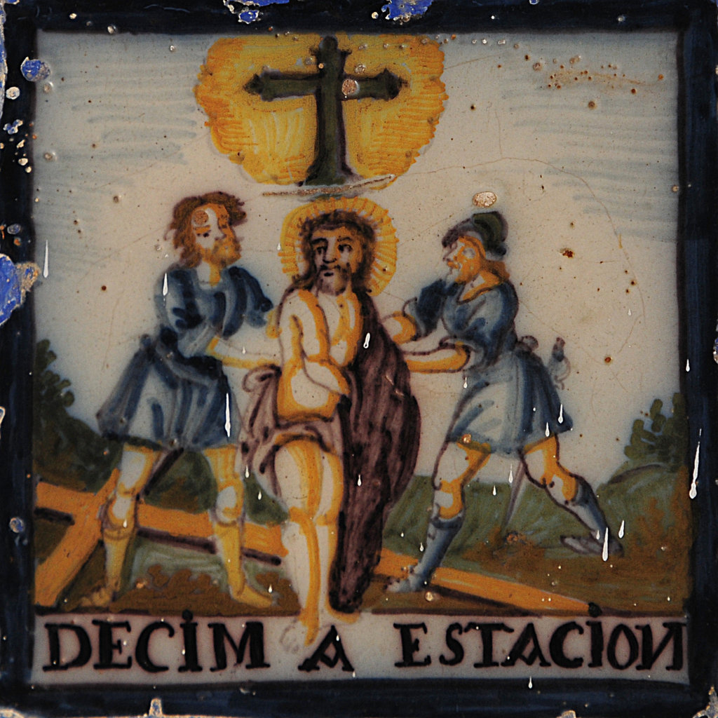 00849. Escena de Vía Crucis. Jesús Despojado de sus Vestiduras. Convento de Santa Rosalía. Sevilla.