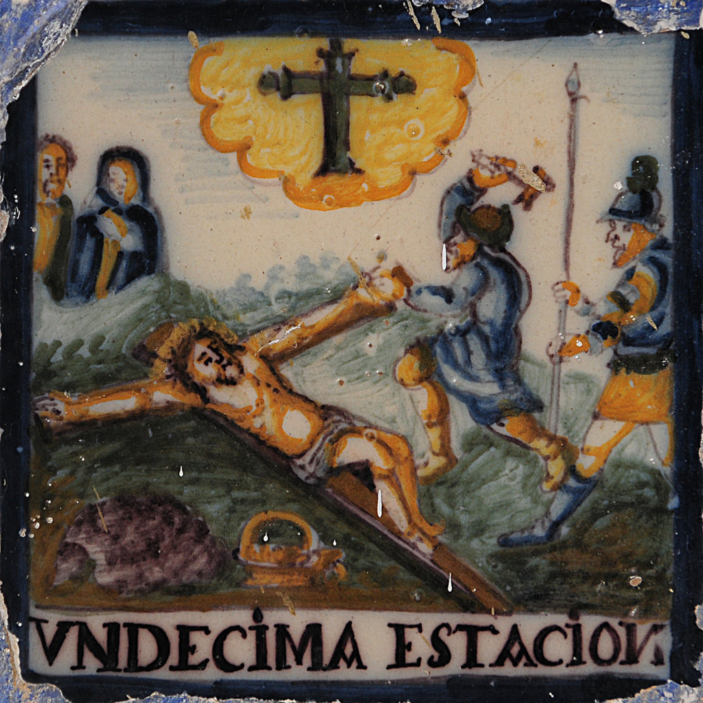 00850. Escena de Vía Crucis. Crucifixión. Convento de Santa Rosalía. Sevilla.