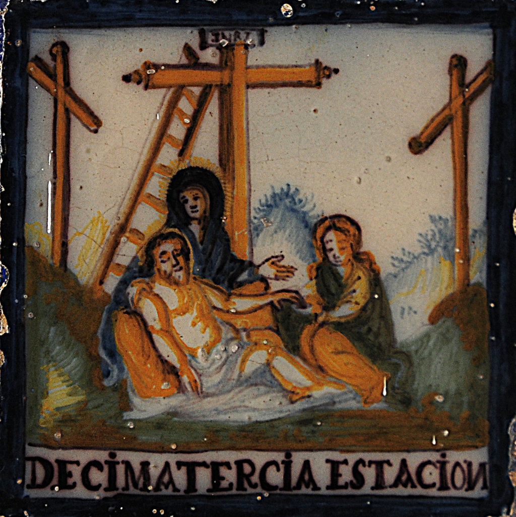 00852. Escena de Vía Crucis. Jesús Descendido de la Cruz. Convento de Santa Rosalía. Sevilla.