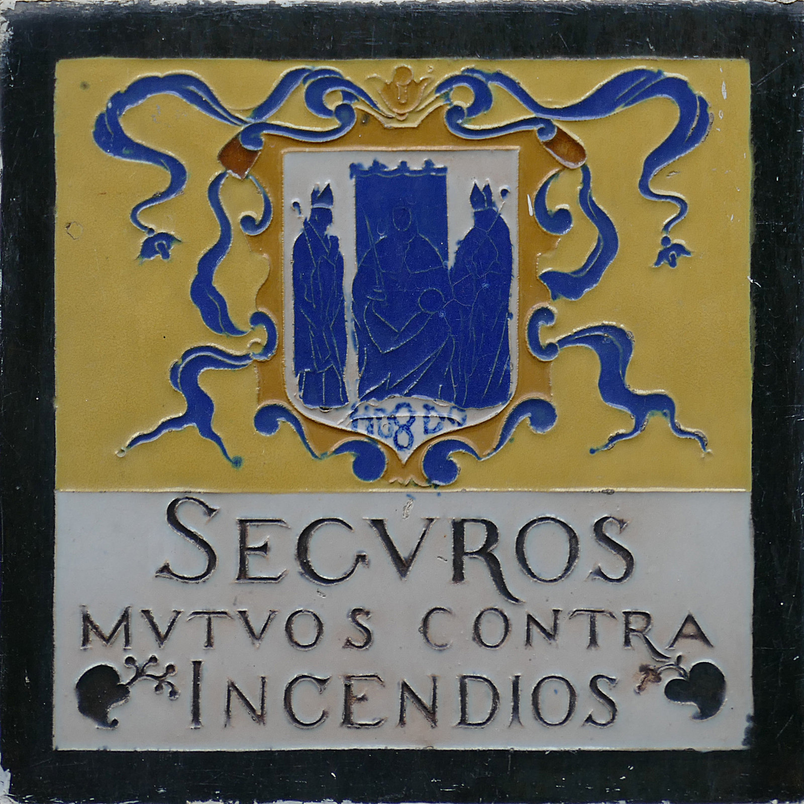00979. Placa de asegurada de incendios. Sevilla.