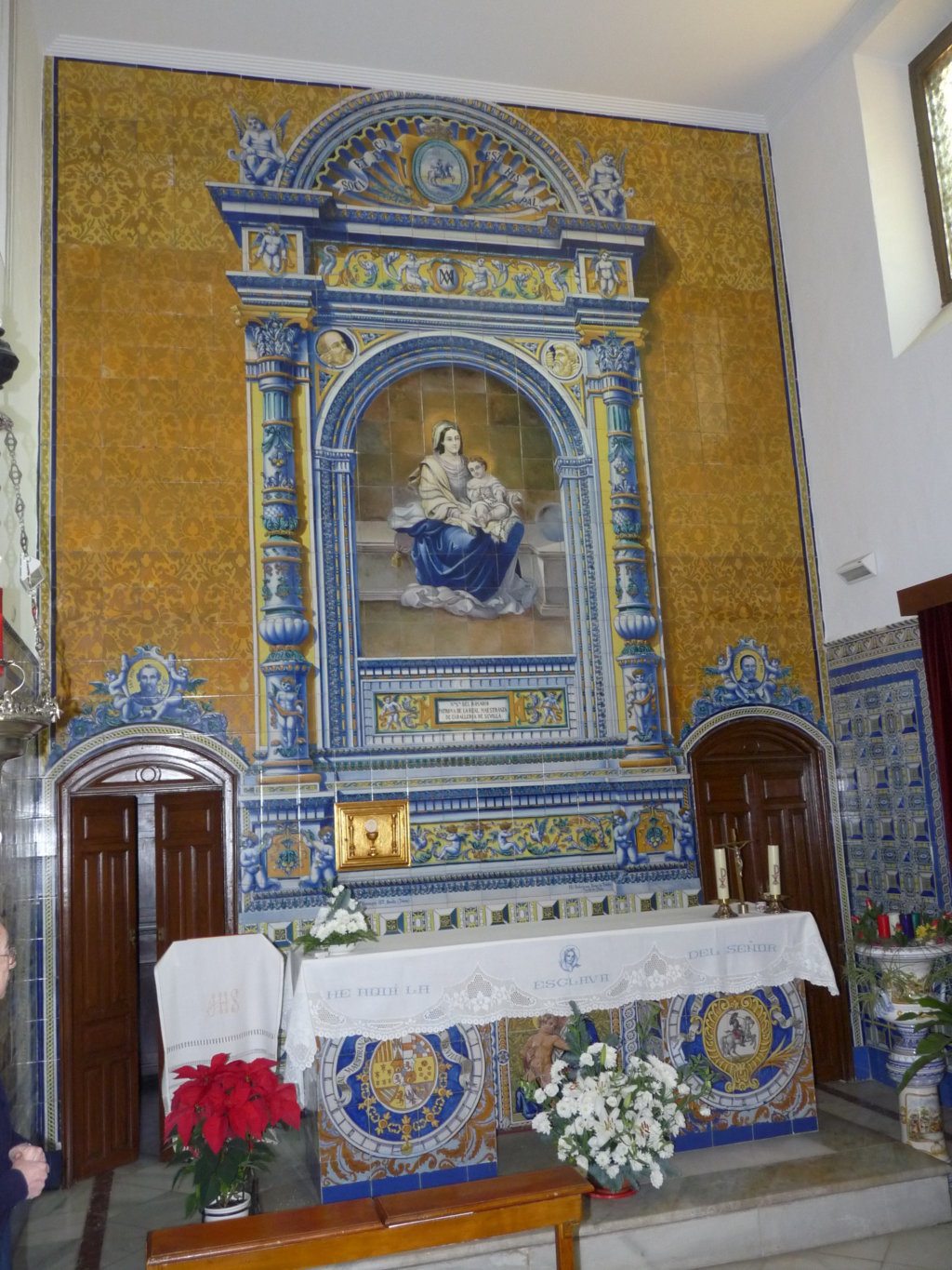 01084. Altar de la Capilla del Colegio de Nuestra Señora del Rosario. Sevilla.