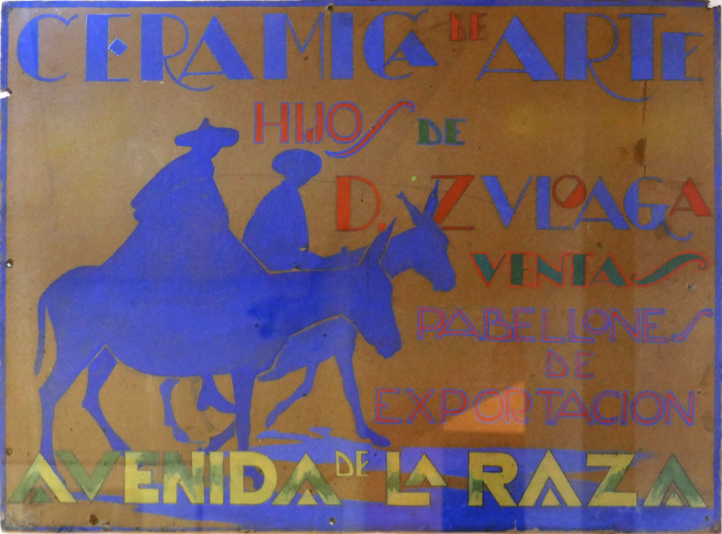 01201. Diseño. Proyecto para cartel anunciador del taller. Museo Zuloaga. Segovia.
