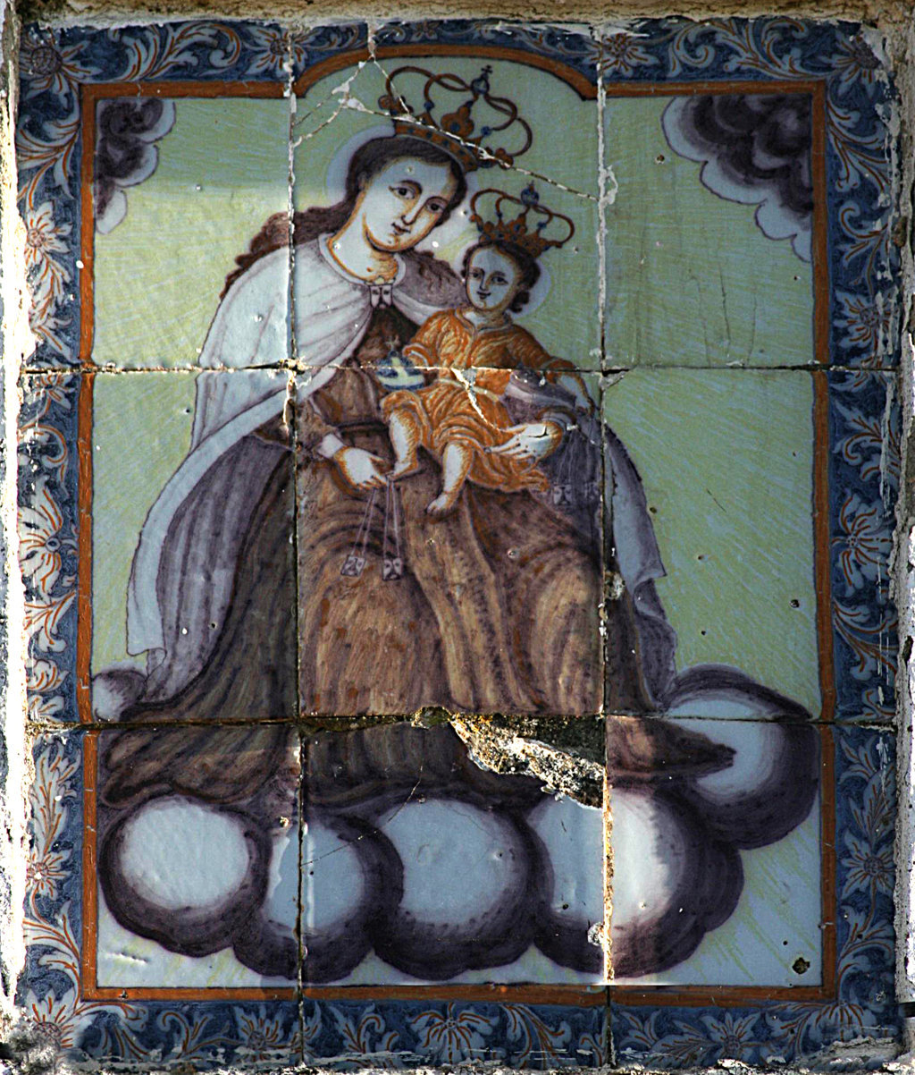 01280. Retablo Cerámico. Virgen del Carmen. Utrera. Sevilla.
