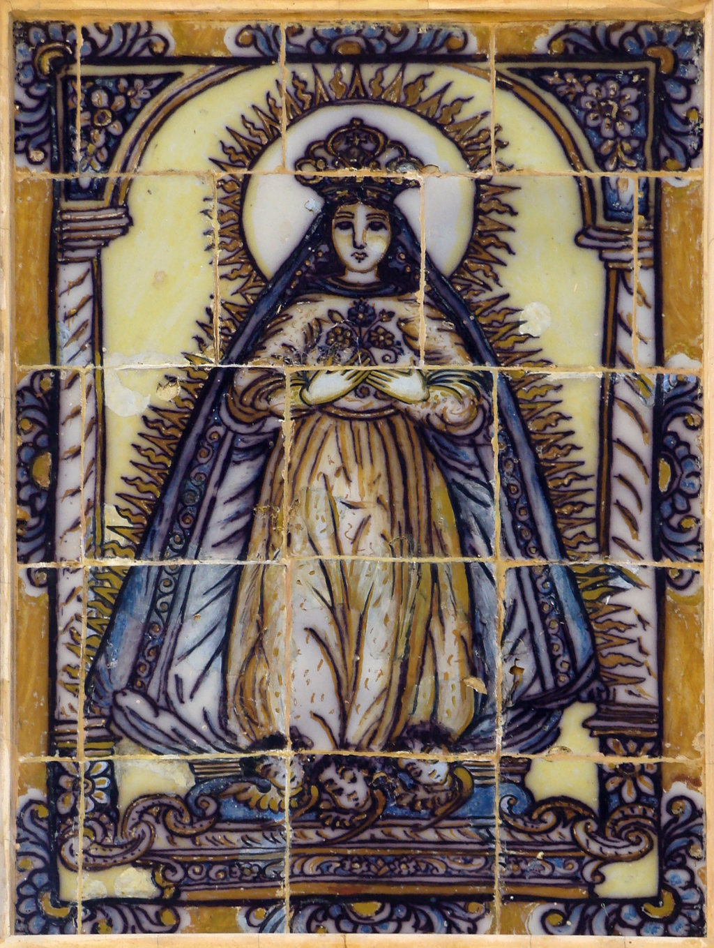 01288. Retablo cerámico. Virgen de la Mesa. Utrera. Sevilla.