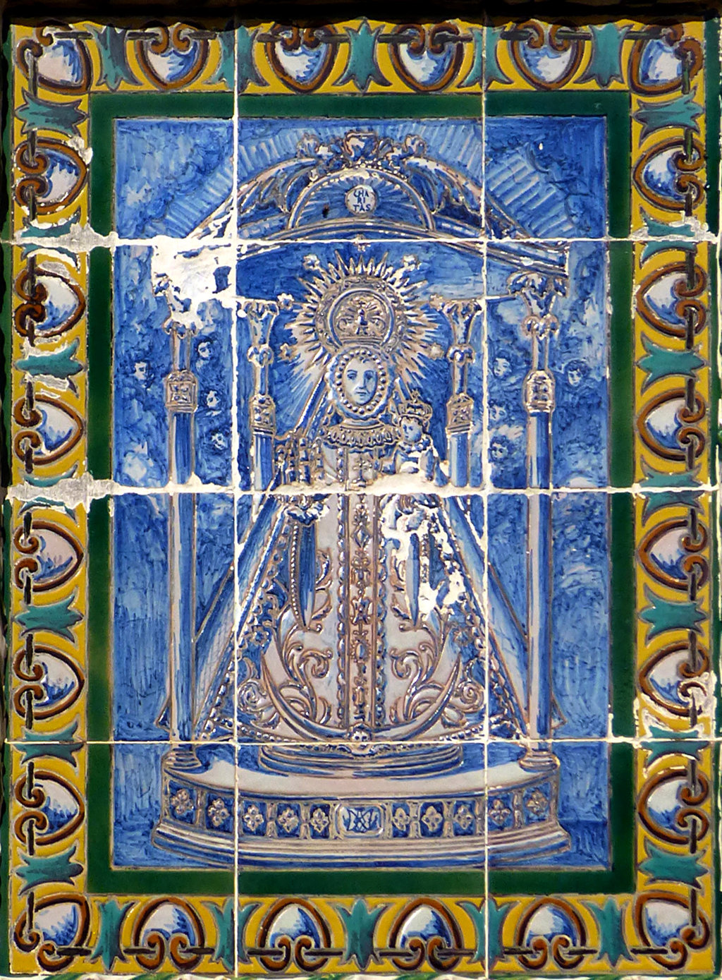 01296. Retablo cerámico. Virgen de Consolación. Utrera. Sevilla.