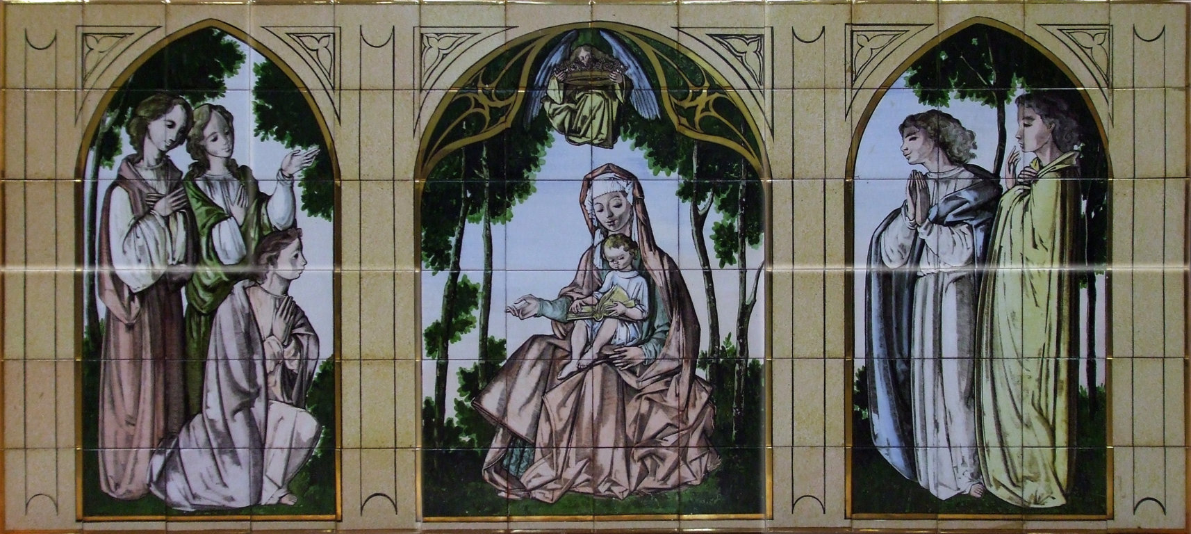 01319. Frontal de altar con la Virgen del Buen Aire. Iglesia del Buen Aire. Sevilla.