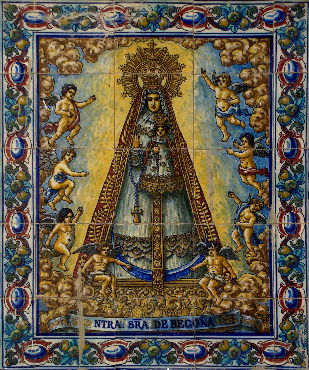 01433. Retablo cerámico. Virgen de Begoña. Sevilla.