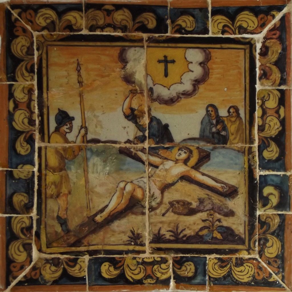 01508. Escena de Vía Crucis. Crucifixión. Convento de Capuchinos. Sevilla.
