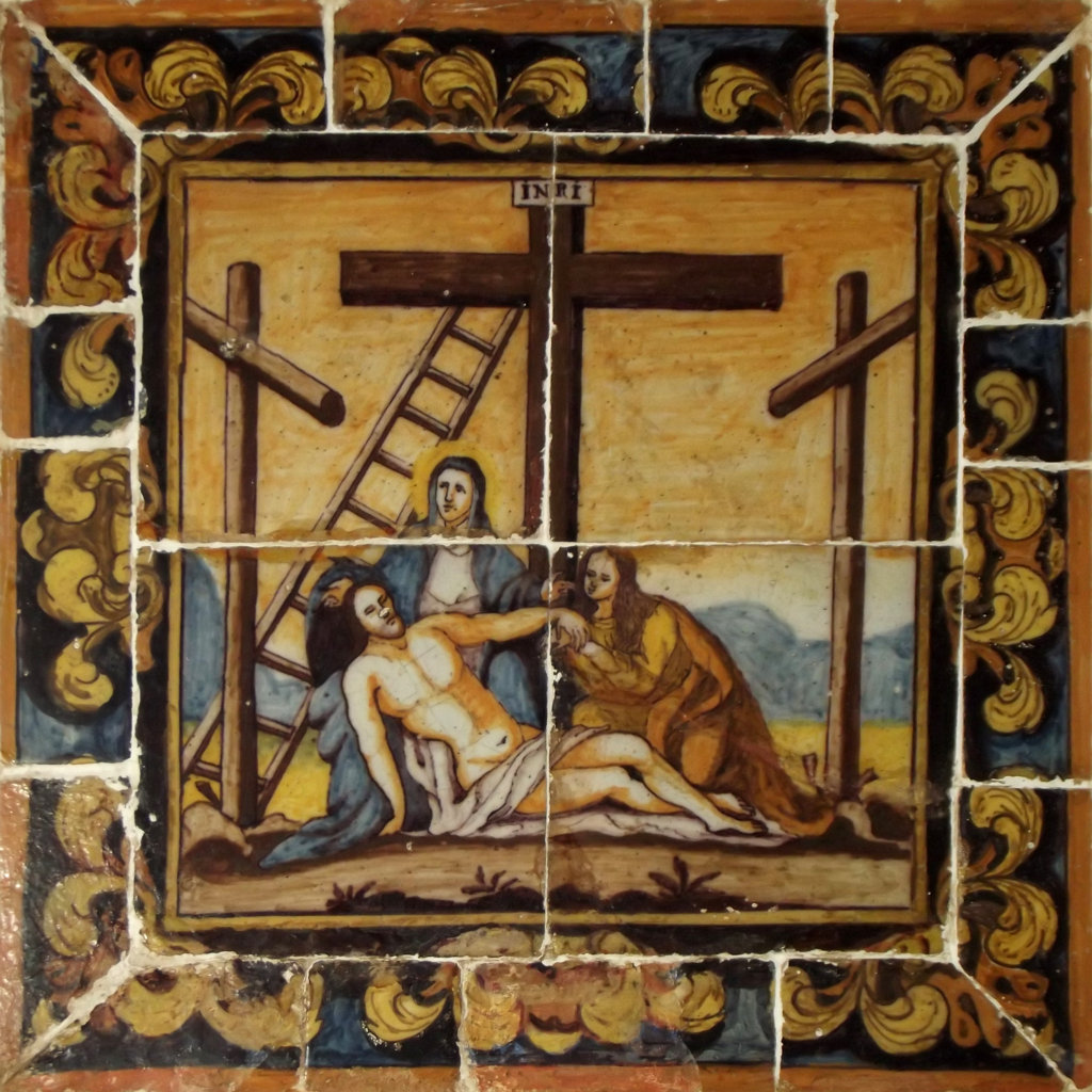 01510. Escena de Vía Crucis. Descendido de la Cruz. Convento de Capuchinos. Sevilla.