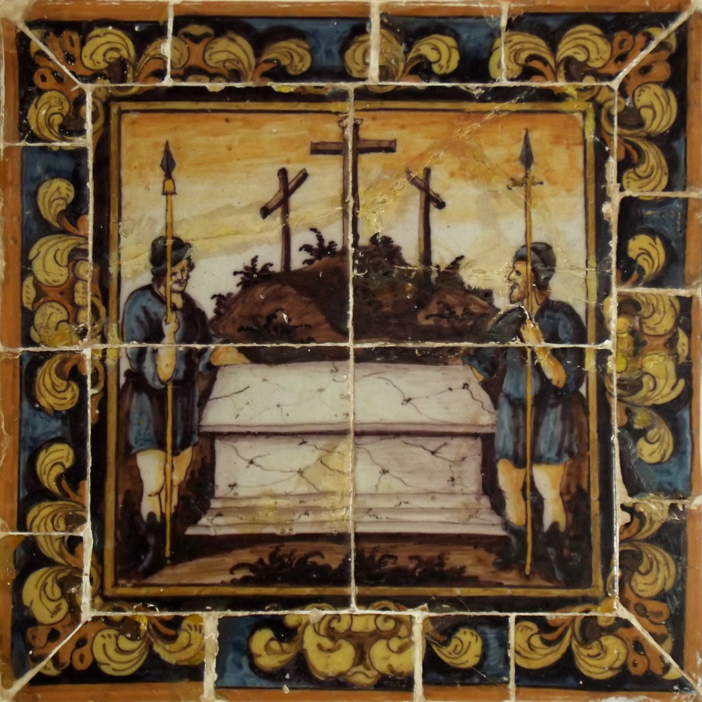 01511. Escena de Vía Crucis. Jesús Sepultado. Convento de Capuchinos. Sevilla.