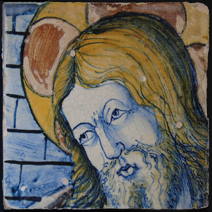 D00144. Rostro de Cristo de Niculoso Francisco Pisano, del Antiguo Convento del Carmen Casa Grande de Sevilla