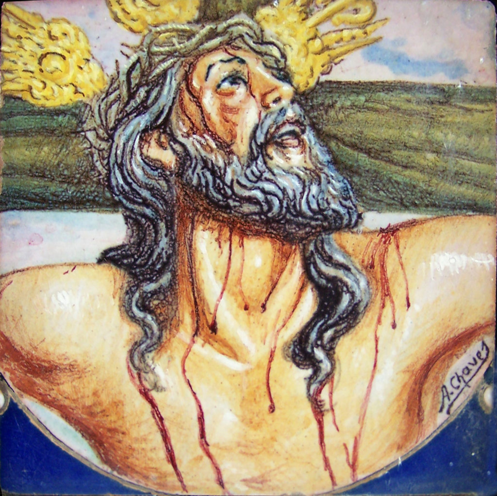 01733. Azulejo. Cristo de la Expiración. Sevilla.
