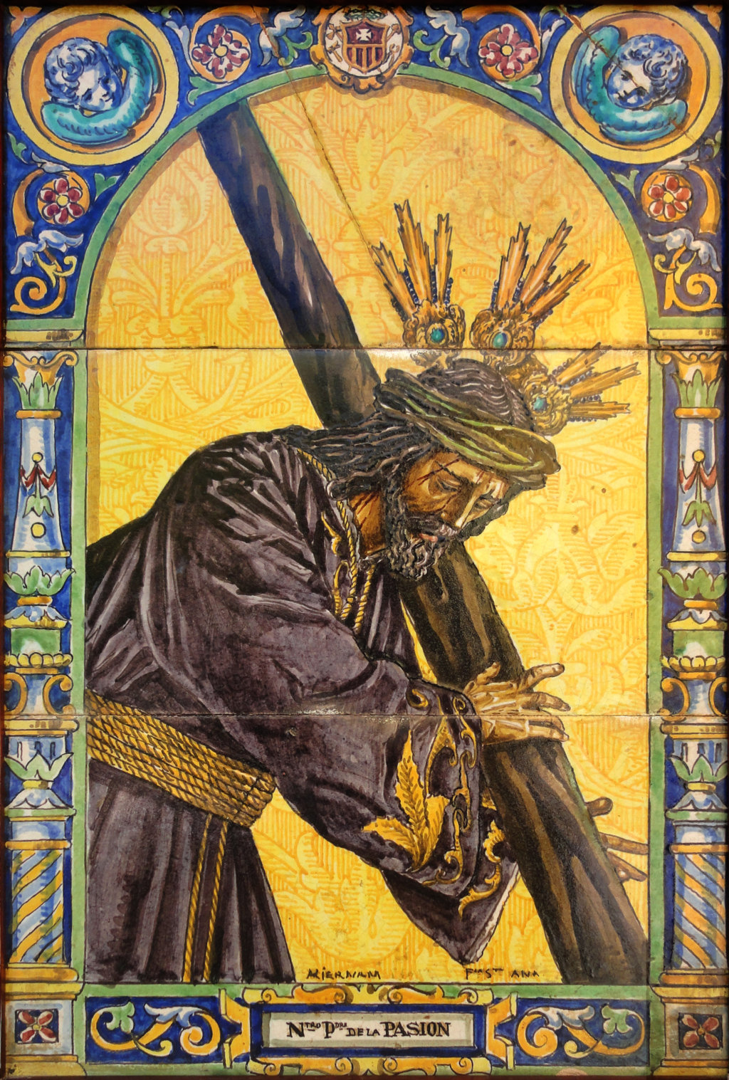 01784. Retablo cerámico. Jesús de la Pasión. Sevilla.