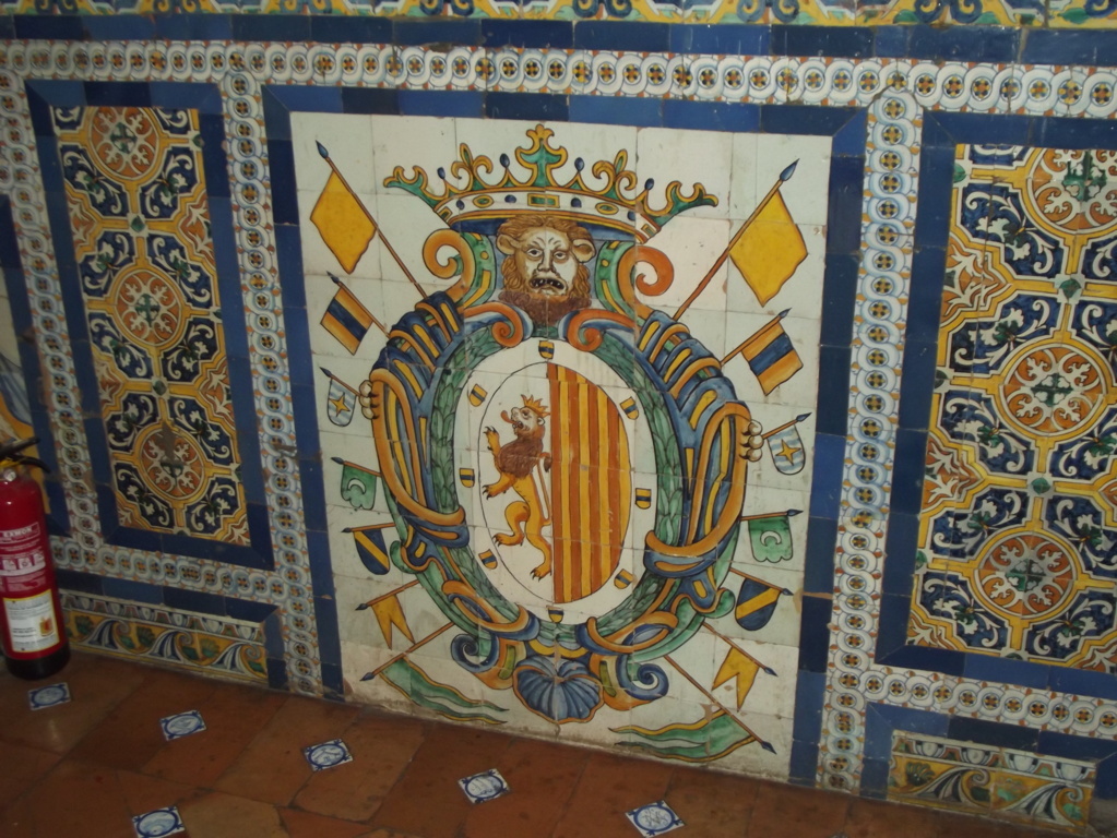 D00114. El escudo de los Ponce de León y el diseño de los azulejos gemelos de Marchena y Chipiona (1638 y 1640)
