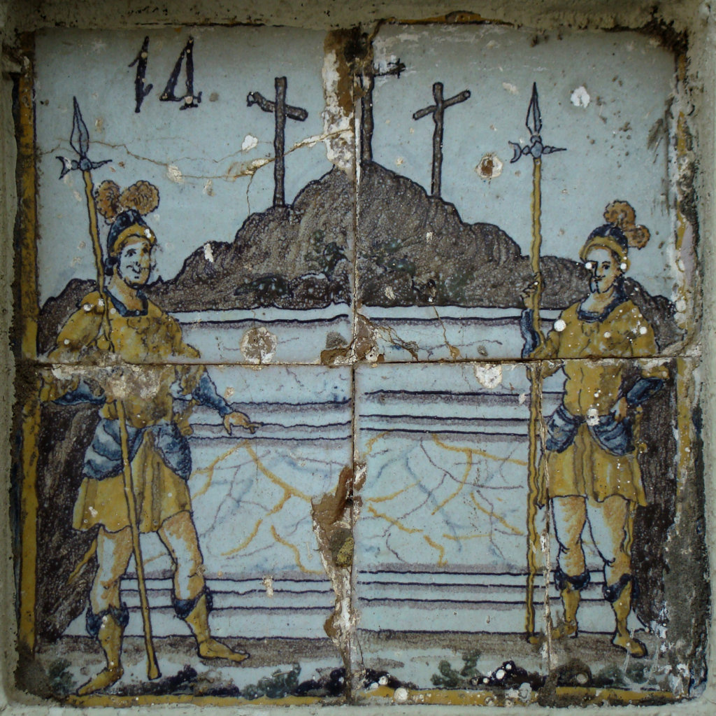 D00140. Azulejos hagiográficos sevillanos en el  siglo XVIII
