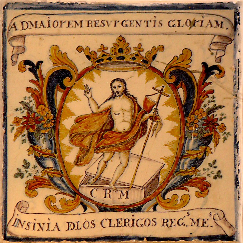 02649. Retablo cerámico. Jesús Resucitado. Umbrete. Sevilla.