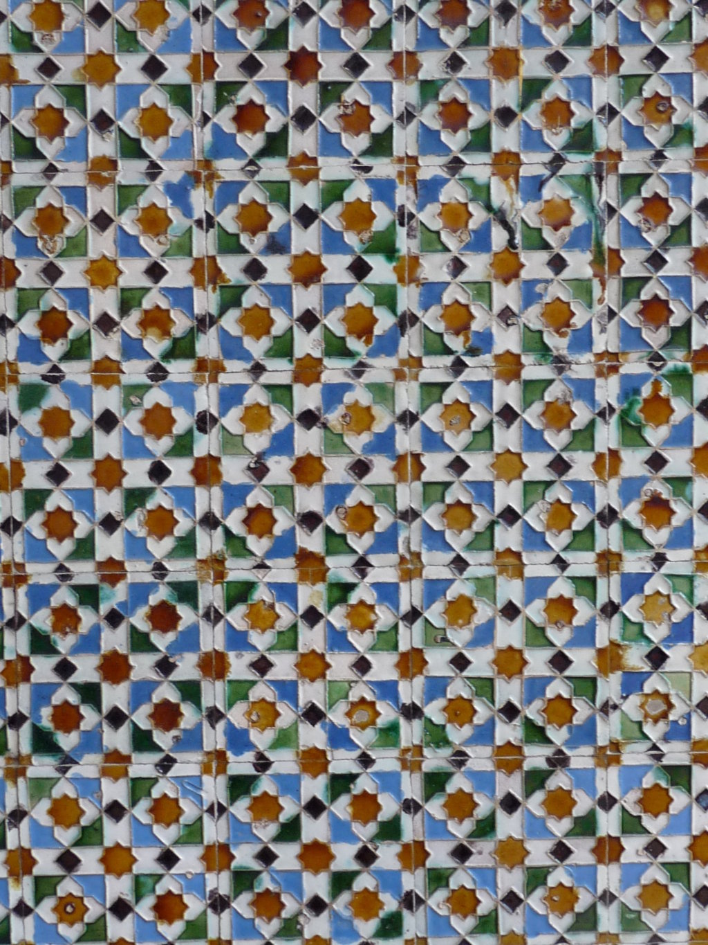 02668. Zócalo. Paño de azulejos de arista. Modelo 002. Casa de Pilatos. Sevilla.