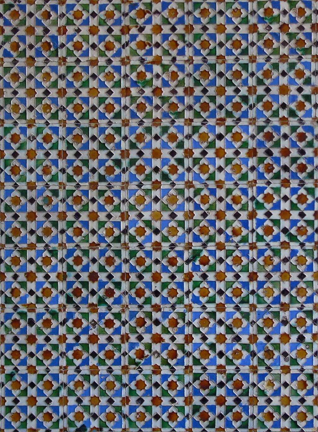 02700. Zócalo. Paño de azulejos de arista. Modelo 034. Casa de Pilatos. Sevilla.
