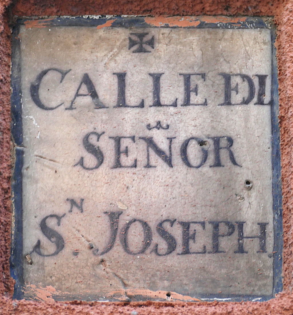 02705. Placa de Olavide. Nomenclator. Calle San José. Sevilla.