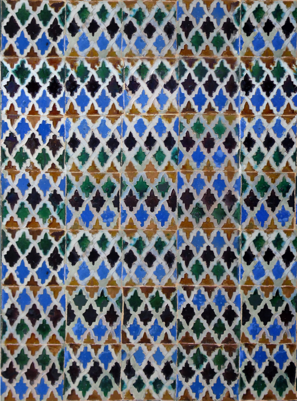 02715. Zócalo. Paño de azulejos de arista. Modelo 047. Casa de Pilatos. Sevilla.