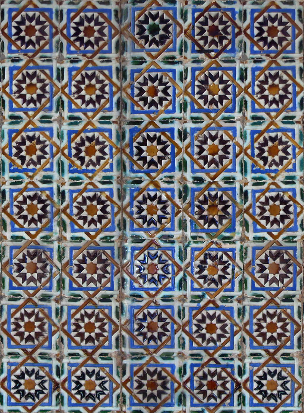 02720. Zócalo. Paño de azulejos de arista. Modelo 052. Casa de Pilatos. Sevilla.
