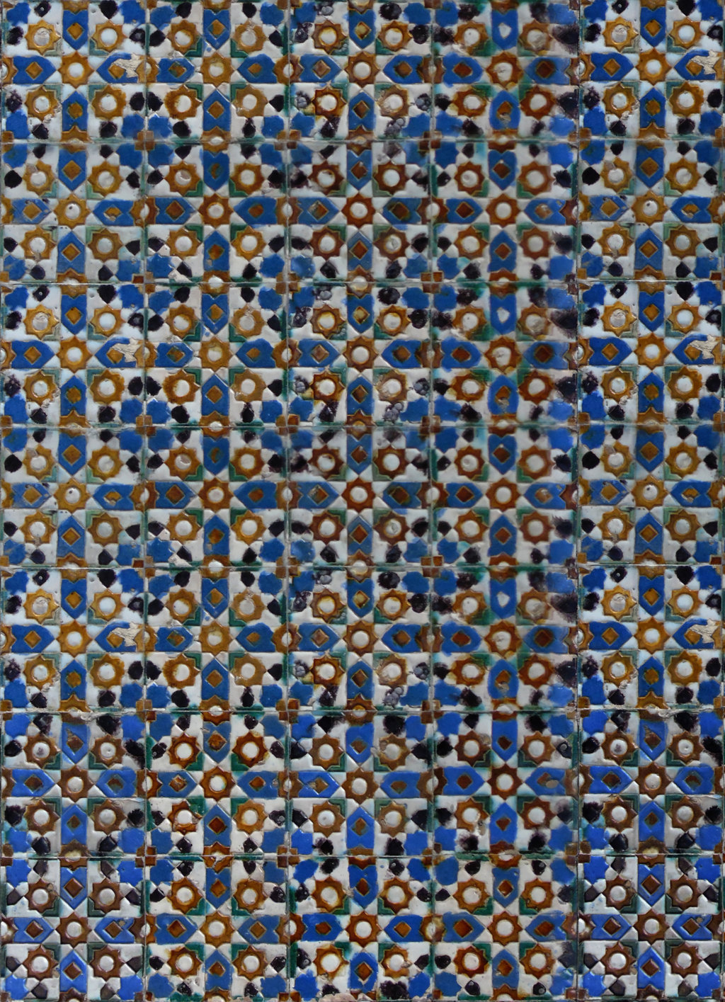 02724. Zócalo. Paño de azulejos de arista. Modelo 056. Casa de Pilatos. Sevilla.