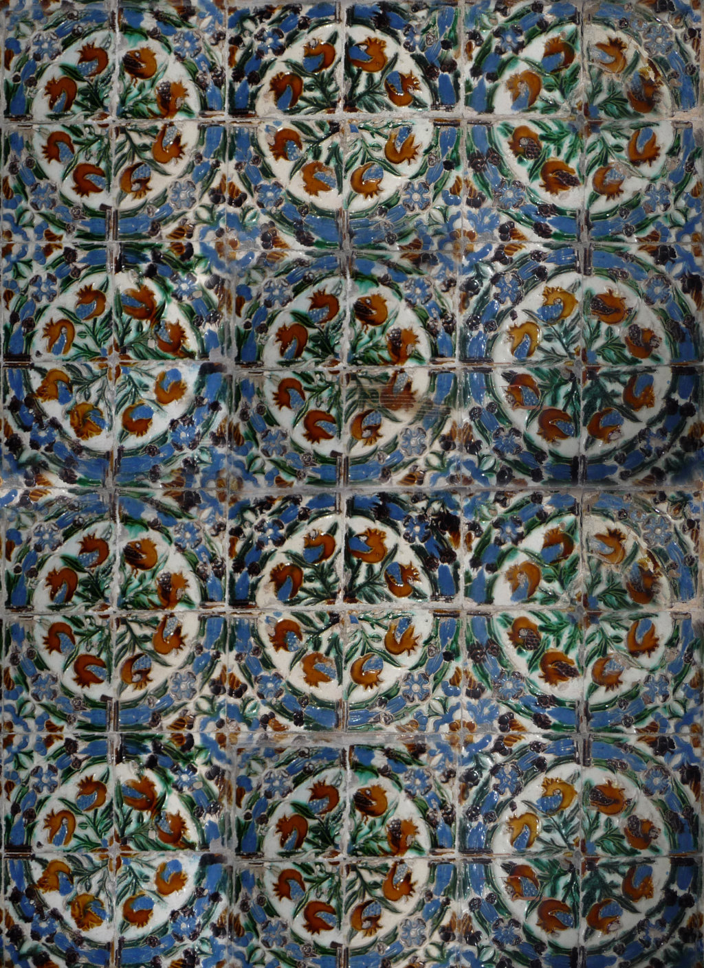 02730. Zócalo. Paño de azulejos de arista. Modelo 062. Casa de Pilatos. Sevilla.