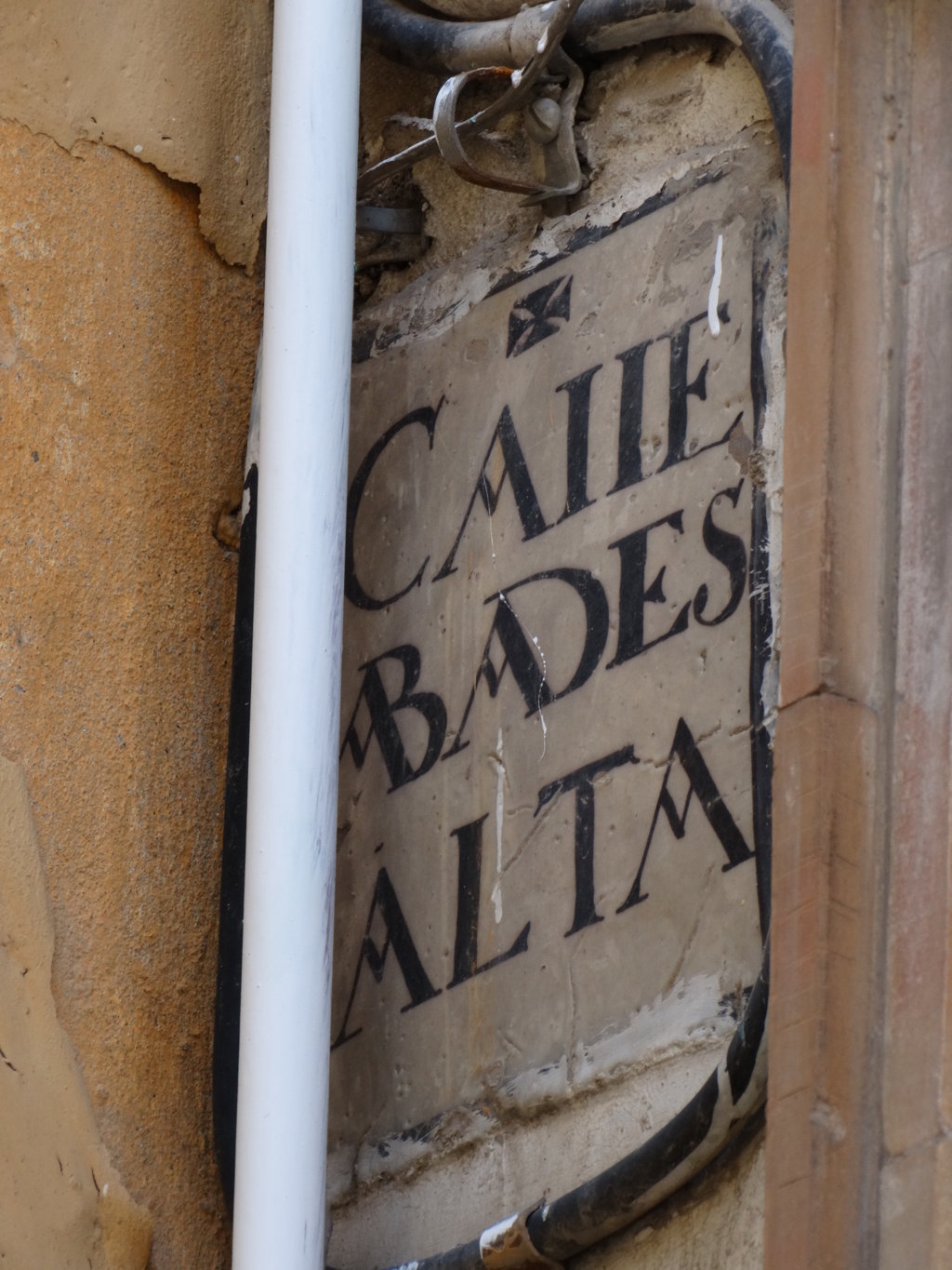 02739. Placa de Olavide. Nomenclátor. Calle Abades Alta, actual calle Abades. Sevilla.