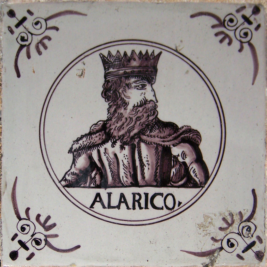 03278. Azulejos de personajes. Reyes godos. Alarico. Capilla del Nazareno de Santa María. Cádiz