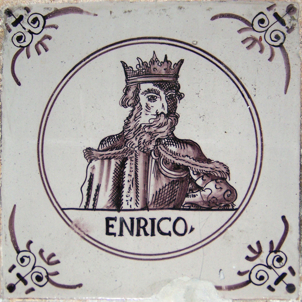 03308. Azulejos de personajes. Reyes godos. Eurico (Enrico). Capilla del Nazareno de Santa María. Cádiz