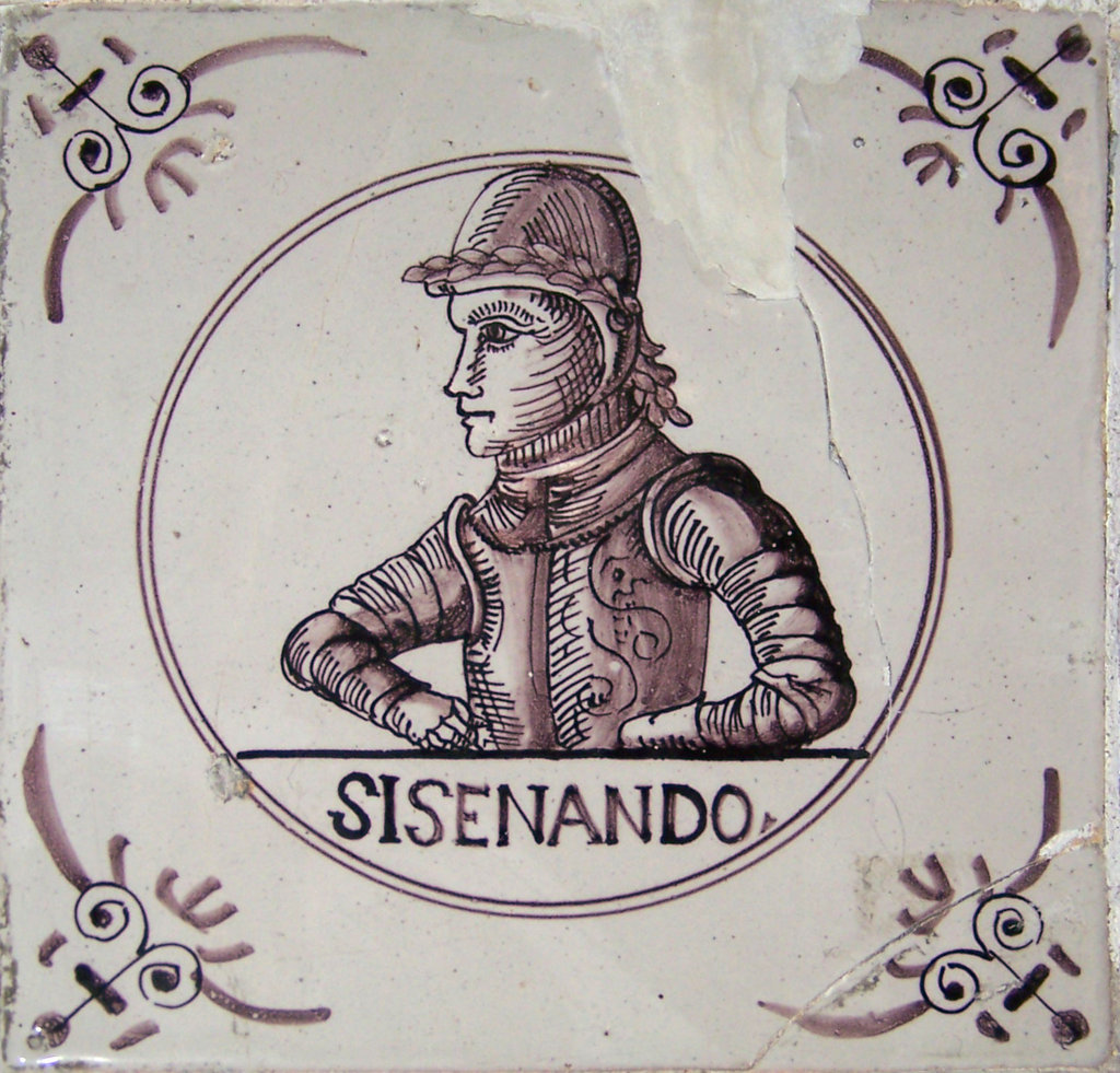 03318. Azulejos de personajes. Reyes godos. Sisenando. Capilla del Nazareno de Santa María. Cádiz