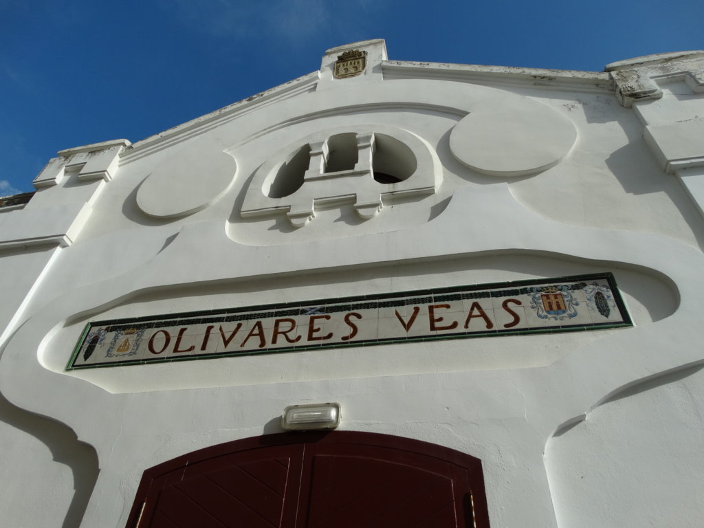 03428. Rótulo. Teatro Olivares Veas. Arcos de la Frontera. Cádiz.
