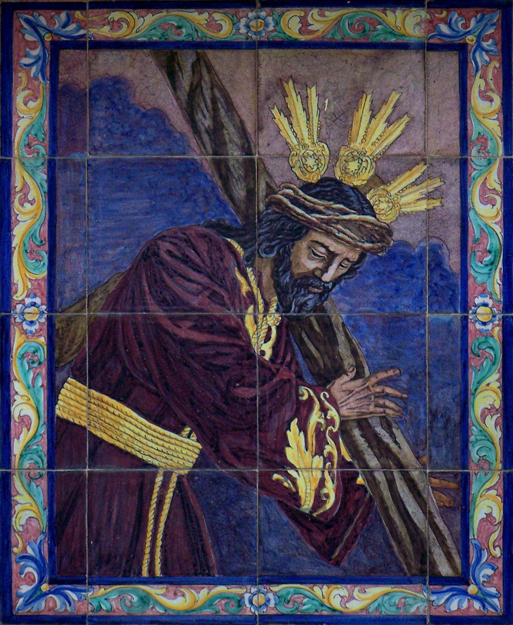 04804. Retablo cerámico. Jesús de la Pasión. Sevilla.