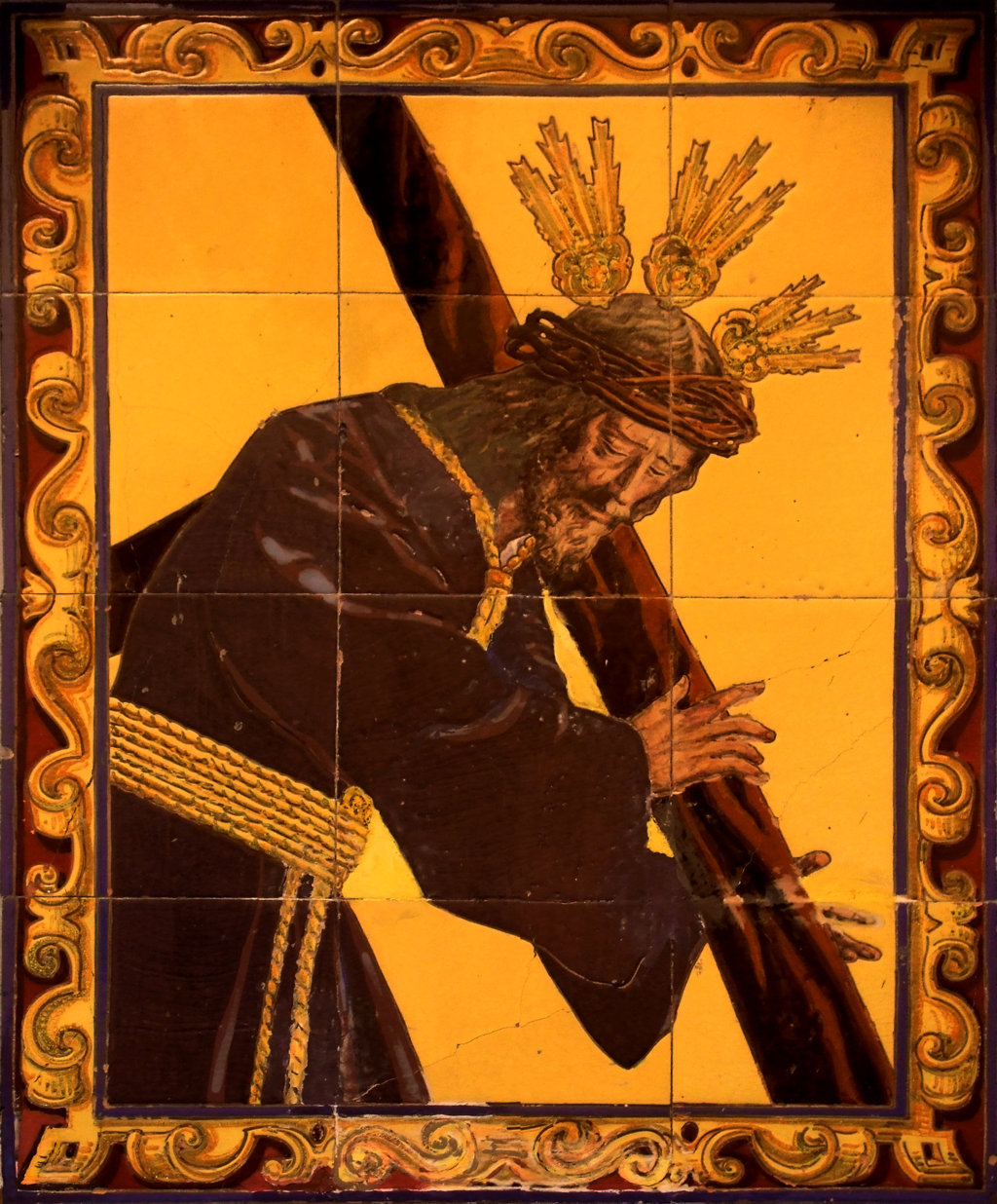 04808. Retablo cerámico. Jesús de la Pasión. Sevilla.